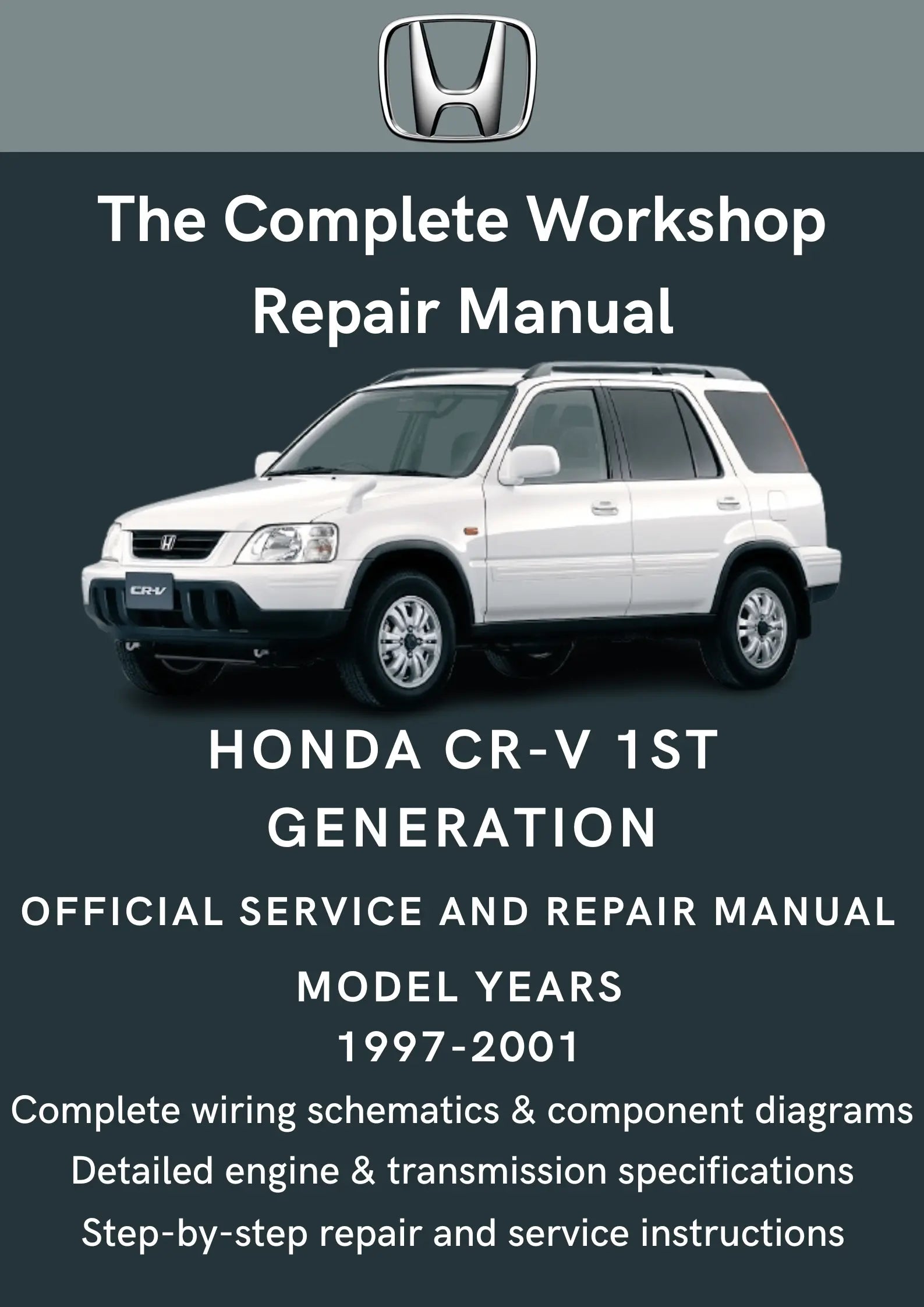 WORKSHOP MANUAL SERVICE & REPAIR GUIDE For HONDA CRV 2000-2006 +WIRING