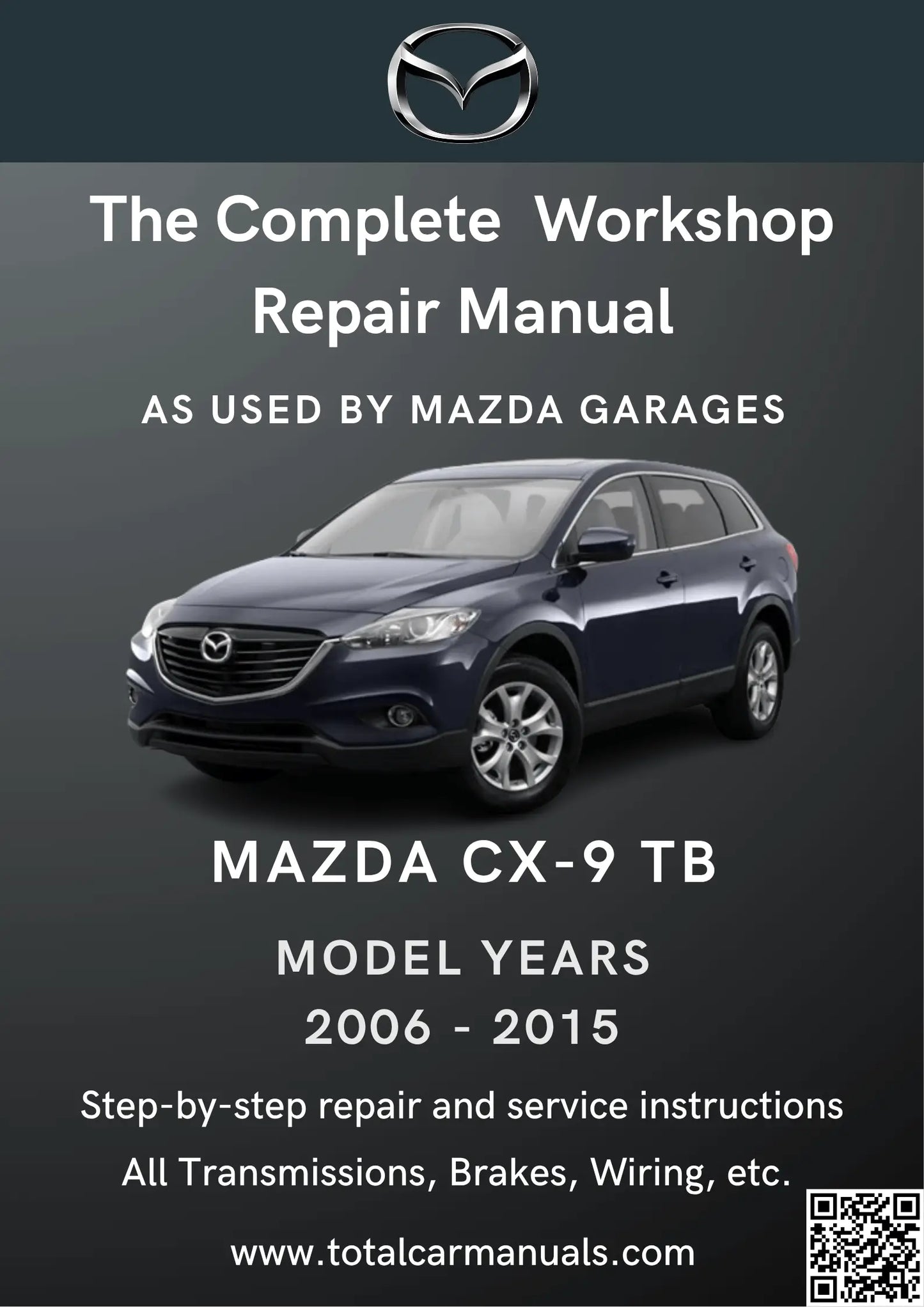 Mazda CX-9 TB (2006-2015) workshop manual PDF cover