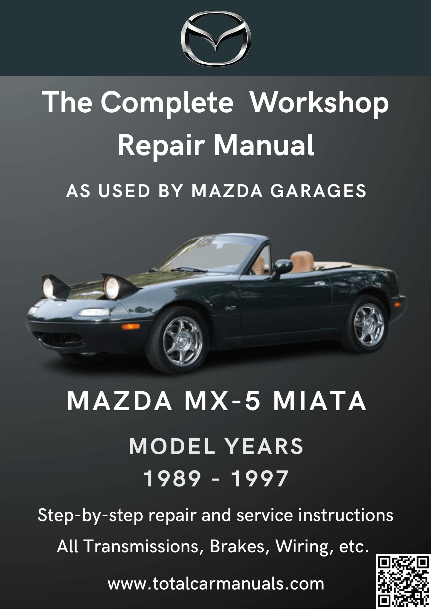 Mazda MX-5 Miata (1989-1997) workshop manual PDF cover