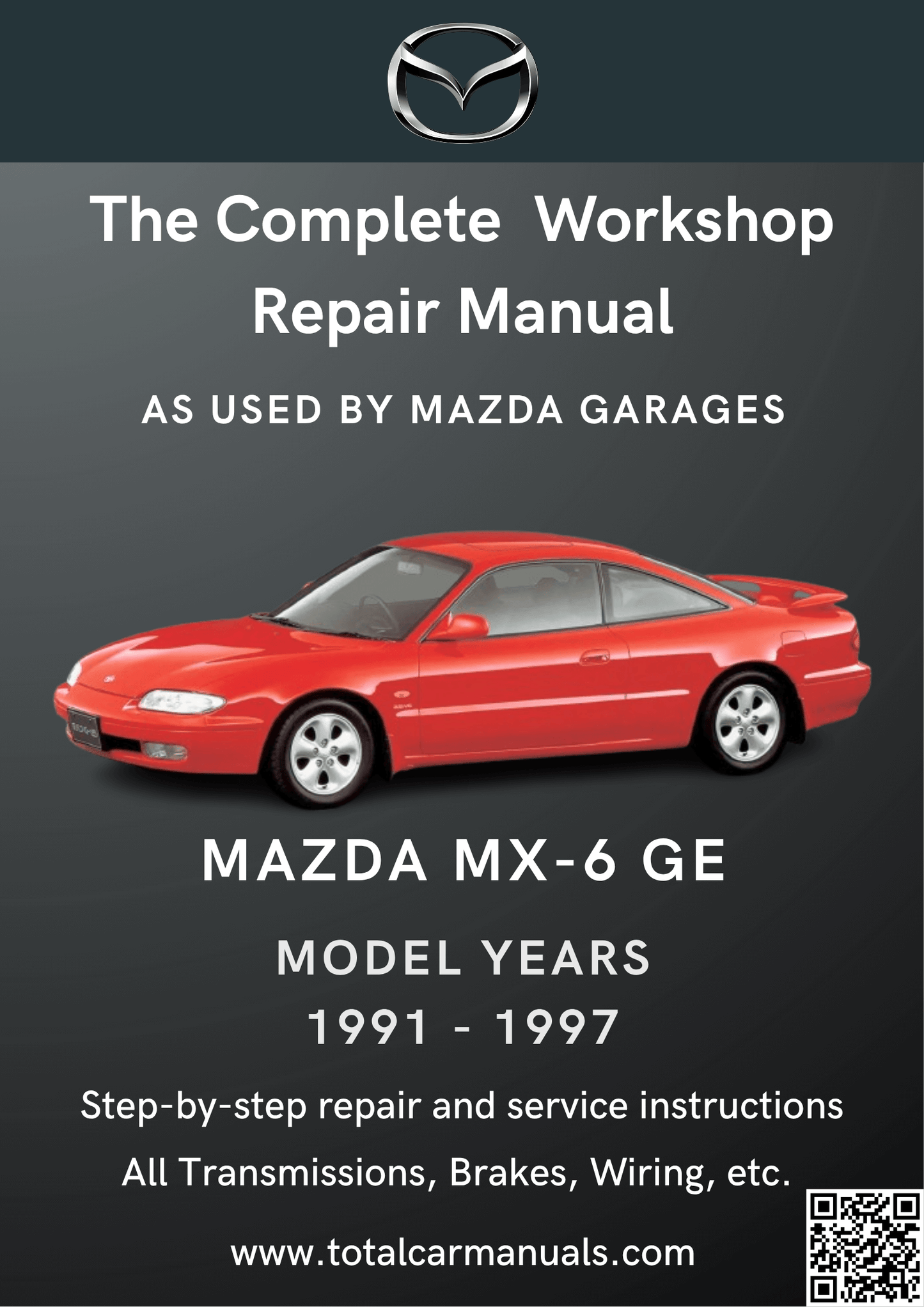 Mazda MX-6 GE (1991-1997) workshop manual PDF cover