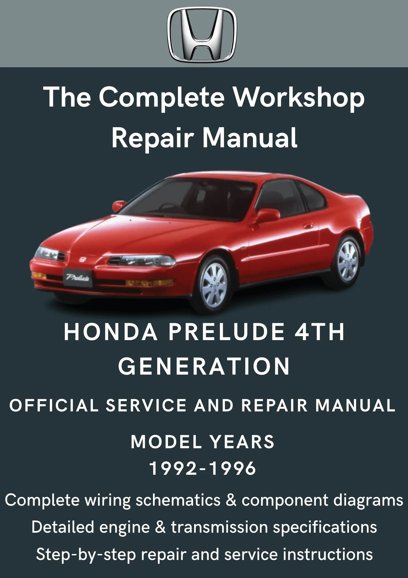 Honda Prelude 4th Generation (1992-1996) Workshop Manual - Total
