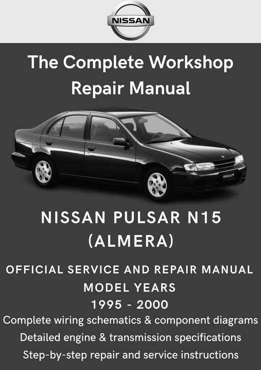 Nissan Pulsar / Almera N15 1995 - 2000 Workshop Manual