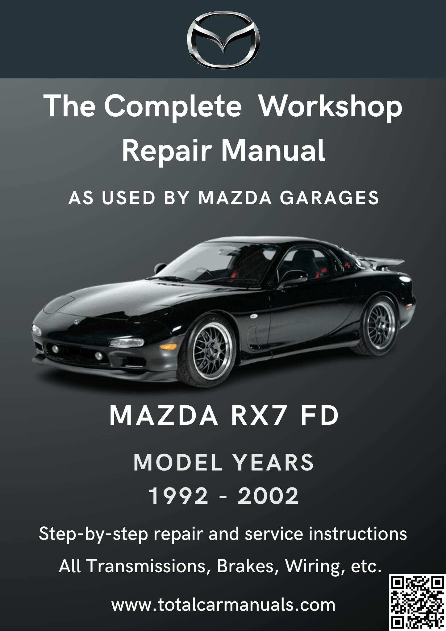 Mazda RX7 FD (1992-2002) workshop manual PDF cover