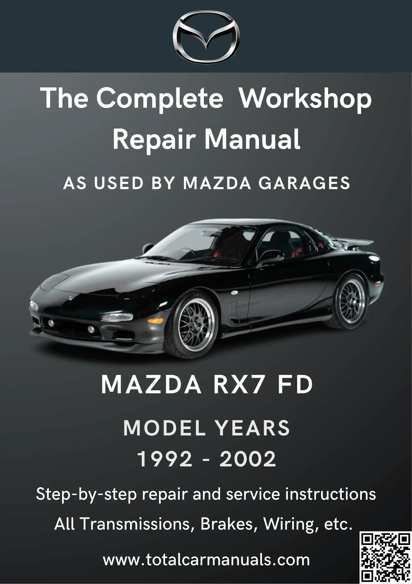 Mazda RX7 FD (1992-2002) workshop manual PDF cover