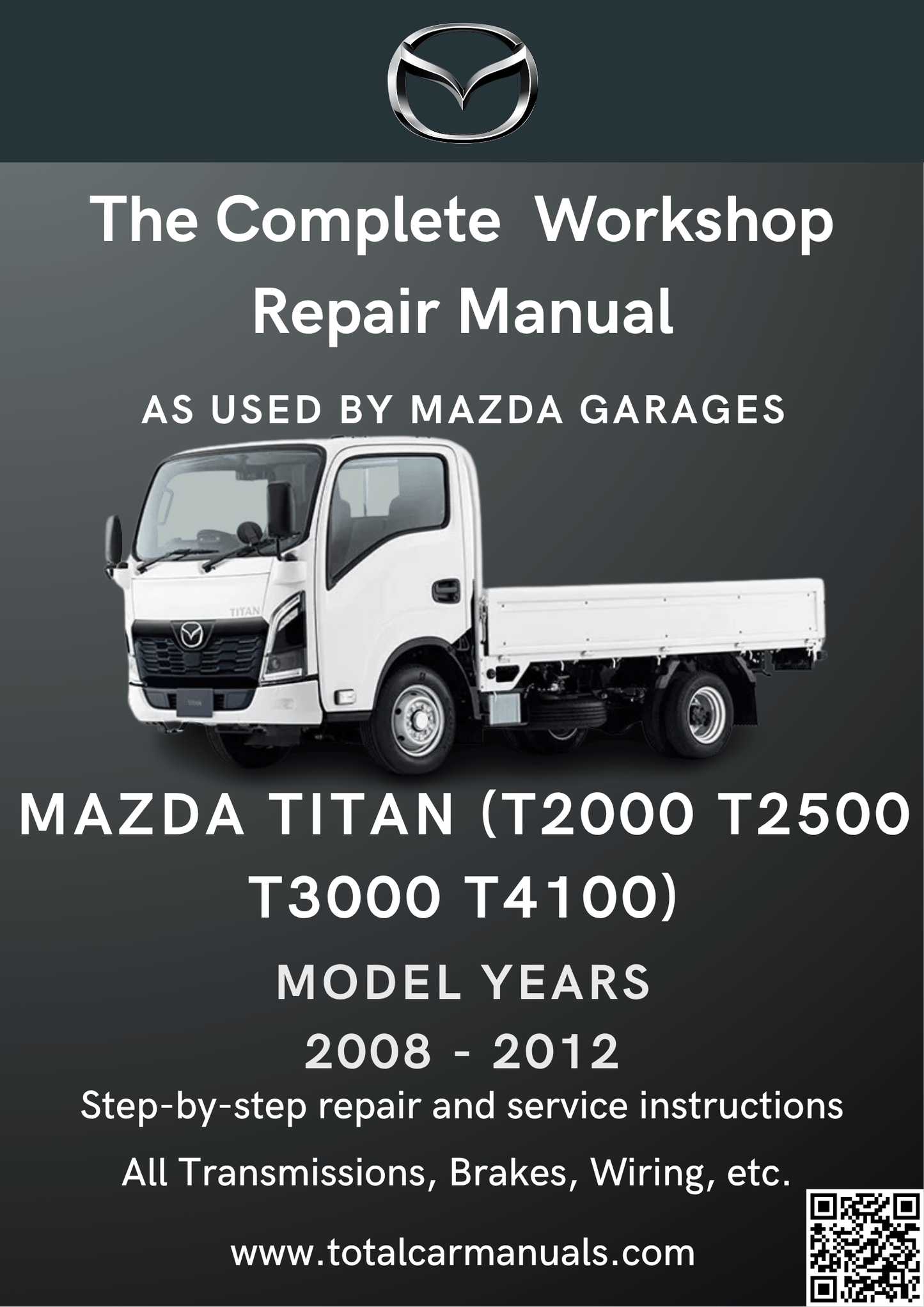 Mazda Titan T2000 T2500 T3000 T4100 (1980-1989) workshop manual PDF cover