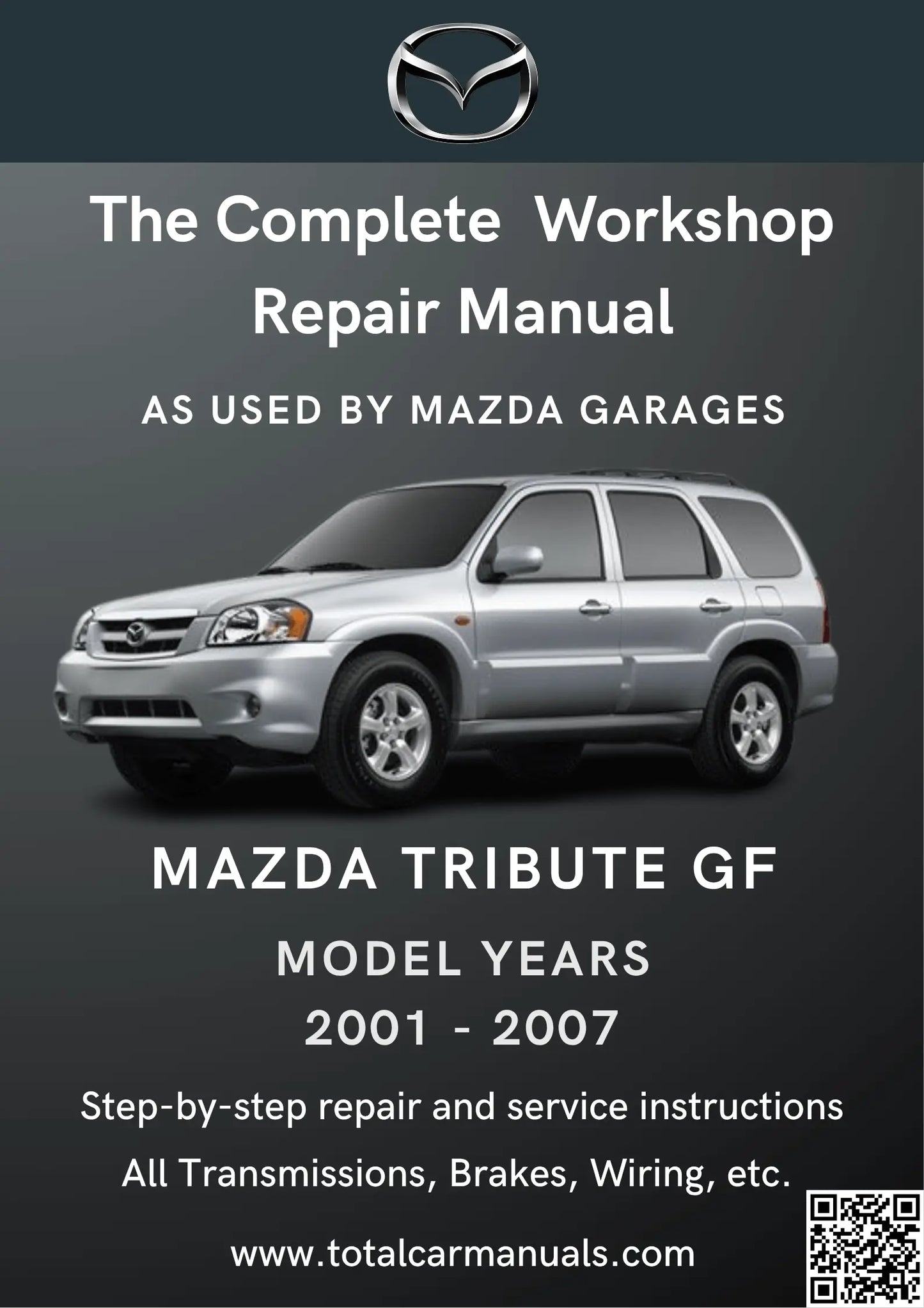 Mazda Tribute GF (2001-2007) workshop manual PDF cover