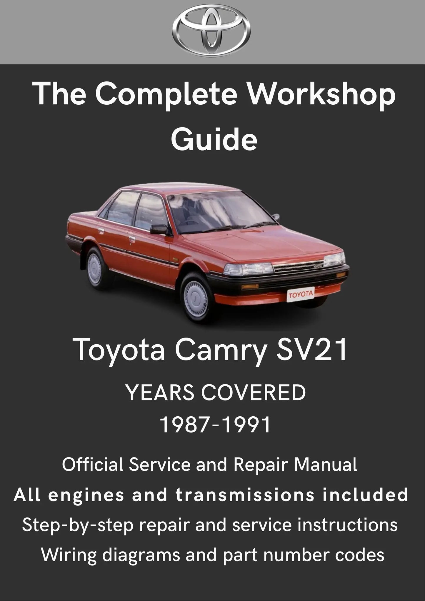 Toyota Camry SV21 1987-1991 Toyota Workshop