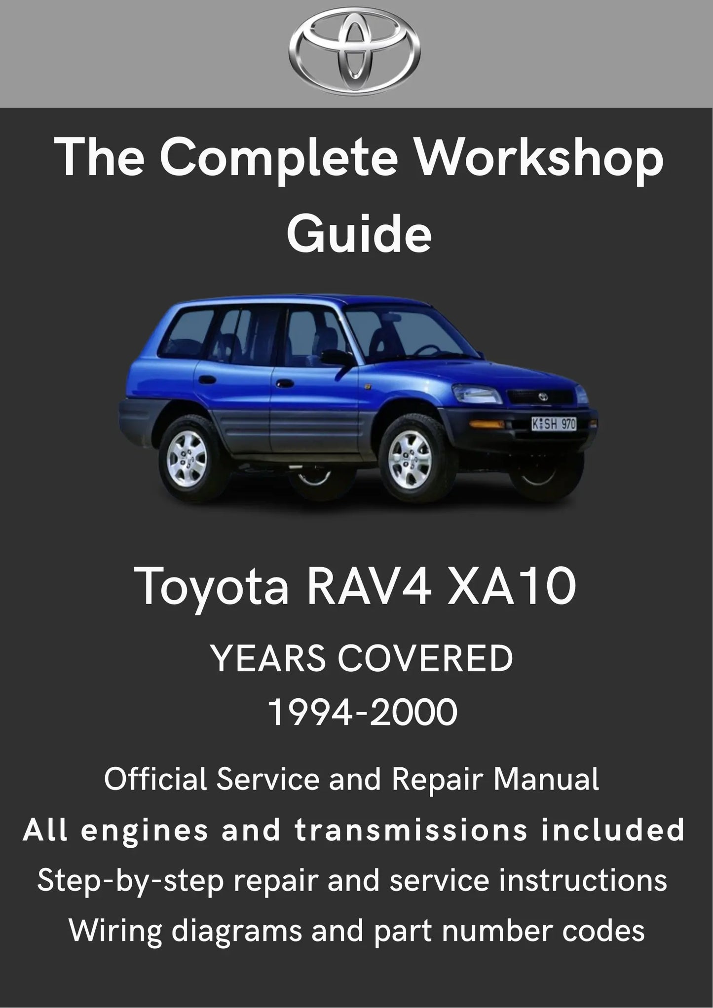 Toyota RAV4 XA10 1994-2000 Toyota Workshop