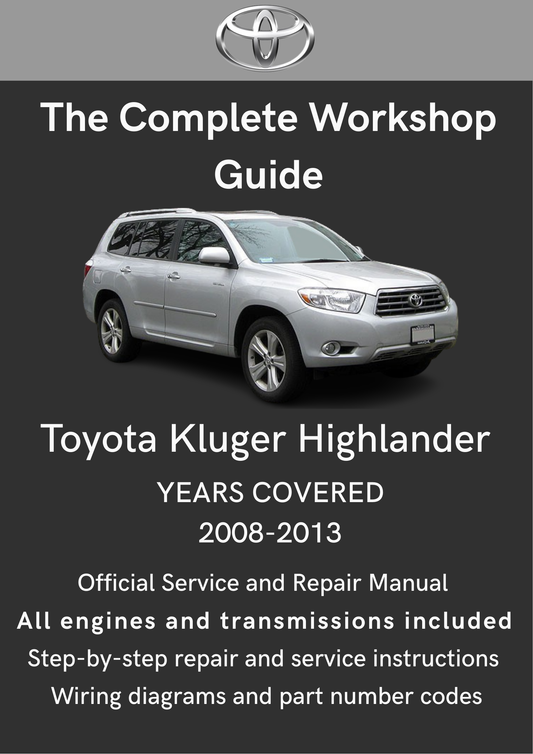 Toyota Kluger Highlander 2008-2013
