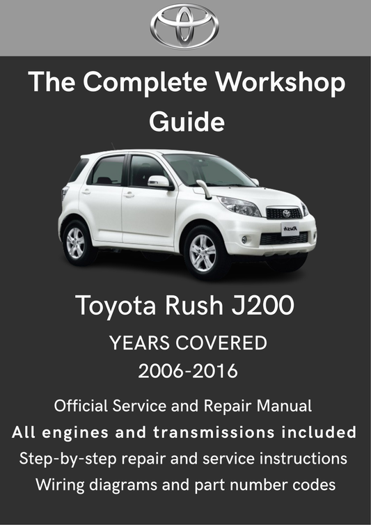 Toyota Rush J200 2006-2016