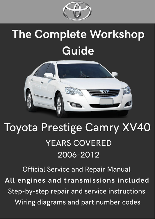 Toyota Prestige Camry XV40 2006-2012