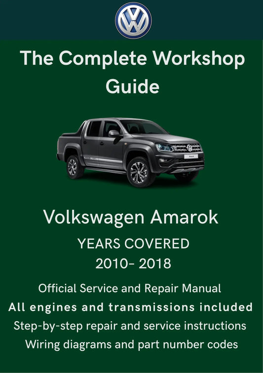 Volkswagen Amarok 2010-2018 Total Repair Manuals