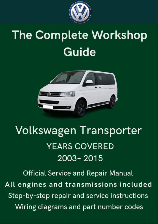 Volkswagen Transporter 2003-2015 Total Repair Manuals